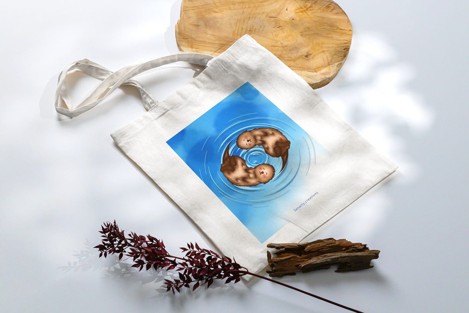 Tote bag otter